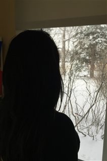 Dawn (ce qui n'est pas son vrai nom) a utilisé le refuge l'automne dernier après avoir fui son partenaire Dawn (ce qui n'est pas son vrai nom) a utilisé le refuge l'automne dernier après avoir fui son partenaire