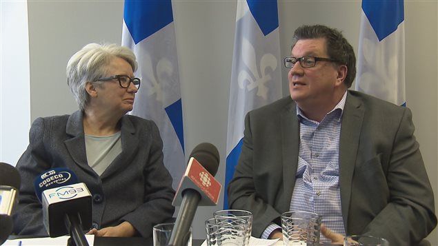 Agnès Maltais et Luc Vigneault Agnès Maltais et Luc Vigneault