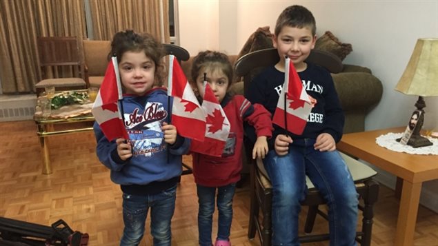 Les enfants de la famille syrienne Baghjajian Les enfants de la famille syrienne Baghjajian
