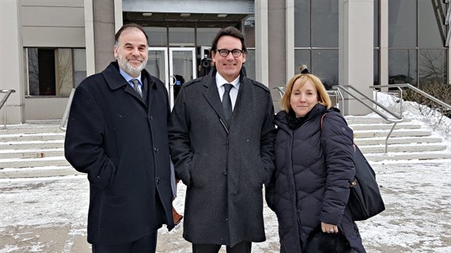 Pierre Duchesne et Pierre Karl Péladeau à Chicoutimi Pierre Duchesne et Pierre Karl Péladeau à Chicoutimi