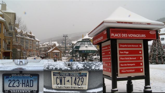 Les touristes Américains plus nombreux à Tremblant. Les touristes Américains plus nombreux à Tremblant.