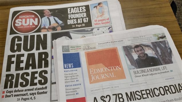 Postmedia a décidé de fusionne les salles de nouvelle du Edmonton Sun et du Edmonton Journal. Postmedia a décidé de fusionne les salles de nouvelle du Edmonton Sun et du Edmonton Journal.