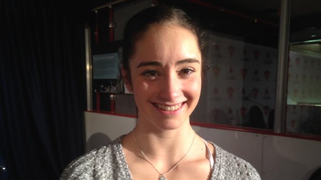 La patineuse artistique Kaetlyn Osmond. La patineuse artistique Kaetlyn Osmond.