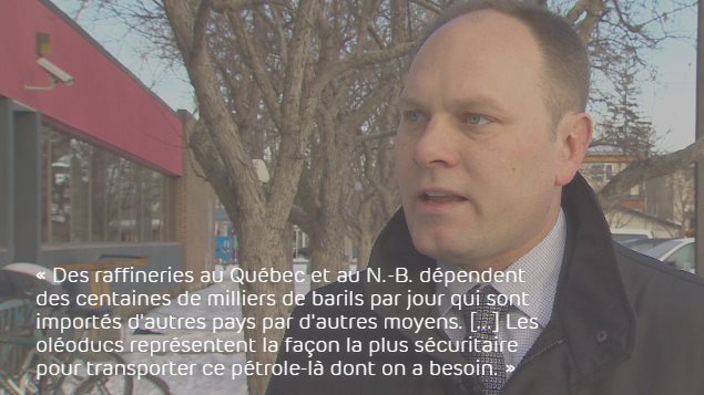 Tim Duboyce, porte-parole de Transcanada Tim Duboyce, porte-parole de Transcanada
