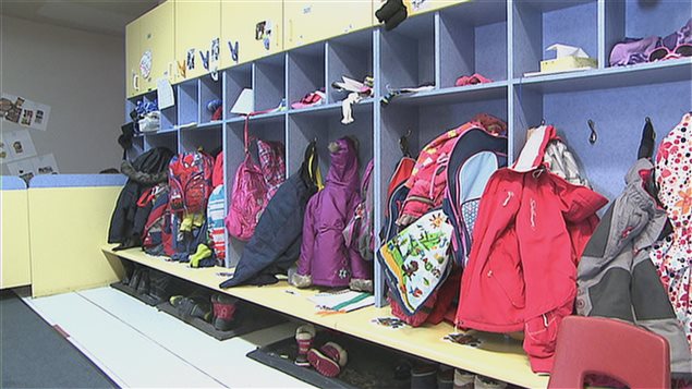 Vestiaire dans un CPE Vestiaire dans un CPE