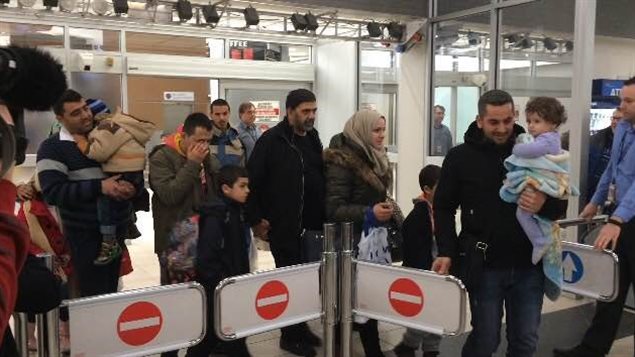 Les premiers réfugiés syriens arrivent à Saskatoon le 19 décembre. Les premiers réfugiés syriens arrivent à Saskatoon le 19 décembre.