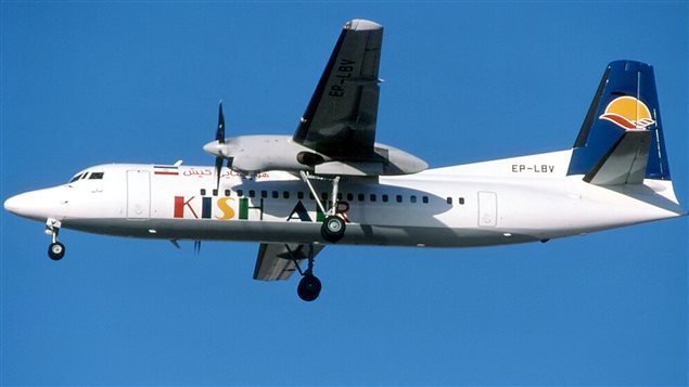 Un avion de la compagnie iranienne Kish Air, photographié en 2002 Un avion de la compagnie iranienne Kish Air, photographié en 2002