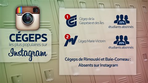 Tableau des collèges publics où l'abonnement à Instagram est le plus fréquent Tableau des collèges publics où l'abonnement à Instagram est le plus fréquent