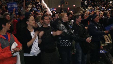 Partisans de Bernie Sanders à Wolfboro Partisans de Bernie Sanders à Wolfboro