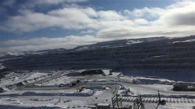 La fosse de la mine Canadian Malartic La fosse de la mine Canadian Malartic
