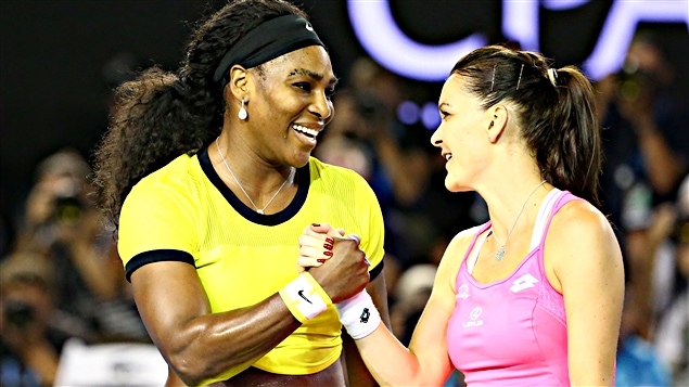Serena Williams et Agnieszka Radwanska Serena Williams et Agnieszka Radwanska