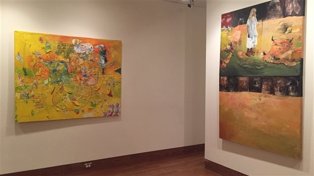 Une soixantaine d'oeuvres de Louisette Gauthier-Mitchell sont présentées au Musée des beaux-arts de Sherbrooke jusqu'au 28 mars. Une soixantaine d'oeuvres de Louisette Gauthier-Mitchell sont présentées au Musée des beaux-arts de Sherbrooke jusqu'au 28 mars.