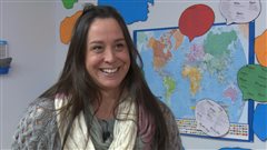 Amélie Filiatrault, coordonnatrice du service d'accueil des immigrants de la Côte-de-Gaspé Amélie Filiatrault, coordonnatrice du service d'accueil des immigrants de la Côte-de-Gaspé