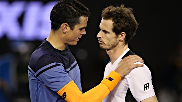 Milos Raonic et Andy Murray Milos Raonic et Andy Murray