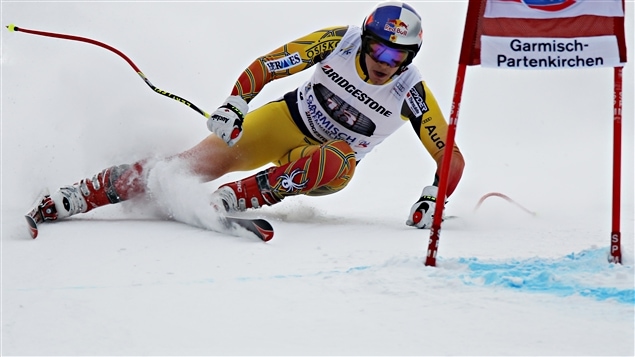 Erik Guay à Garmisch-Partenkirchen Erik Guay à Garmisch-Partenkirchen