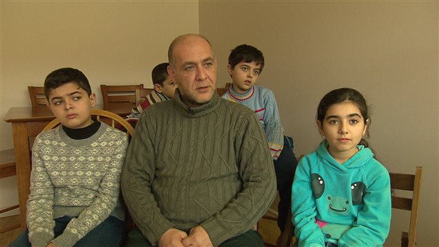 Famille de réfugiés syriens Famille de réfugiés syriens