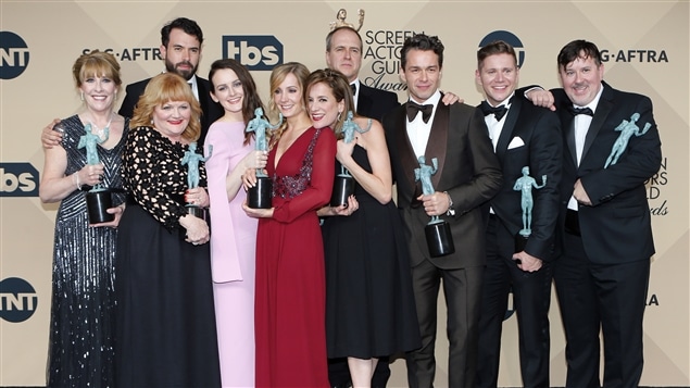 La distribution primée de Downton Abbey La distribution primée de Downton Abbey