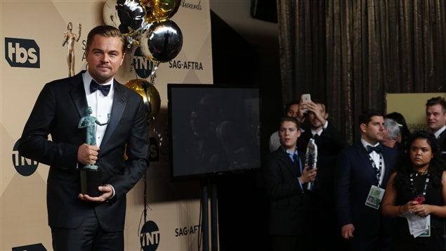 Le grand gagnant de la soirée, Leonardo DiCaprio Le grand gagnant de la soirée, Leonardo DiCaprio