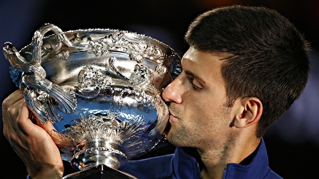 Novak Djokovic, champion des Internationaux d'Australie Novak Djokovic, champion des Internationaux d'Australie