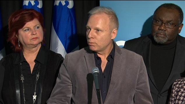 Les députés péquistes de Montréal Nicole Léger, Jean-François LIsée et Maka Kotto dénonce le sort réservé à l'Est de Montréal par le gouvernement de Philippe Couillard. Les députés péquistes de Montréal Nicole Léger, Jean-François LIsée et Maka Kotto dénonce le sort réservé à l'Est de Montréal par le gouvernement de Philippe Couillard.