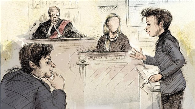 L'avocate de Jian Ghomeshi, Marie Henein, contre-interroge la première plaignante en cour. L'avocate de Jian Ghomeshi, Marie Henein, contre-interroge la première plaignante en cour.