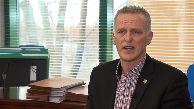 Pierre Veilleux, président de l'Association des policiers et policières du Québec Pierre Veilleux, président de l'Association des policiers et policières du Québec