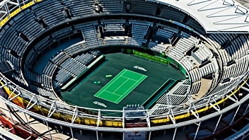 Le stade de tennis à Barra Le stade de tennis à Barra