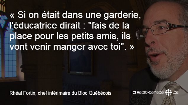 Rhéal Fortin, chef intérimaire du Bloc québécois Rhéal Fortin, chef intérimaire du Bloc québécois