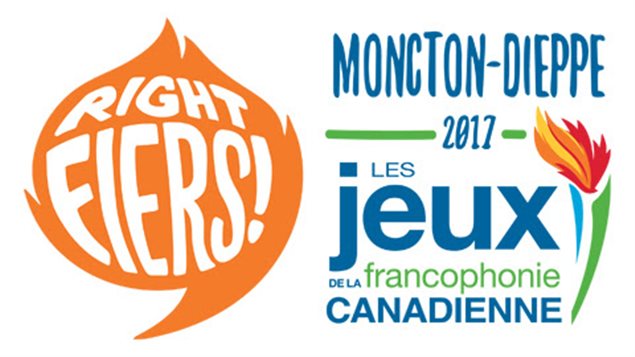 Le nouveau logo et le slogan des Jeux de la francophonie canadienne Moncton-Dieppe 2017, « Right fiers ». Le nouveau logo et le slogan des Jeux de la francophonie canadienne Moncton-Dieppe 2017, « Right fiers ».