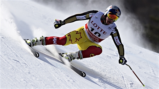 Erik Guay à Jeongseon Erik Guay à Jeongseon
