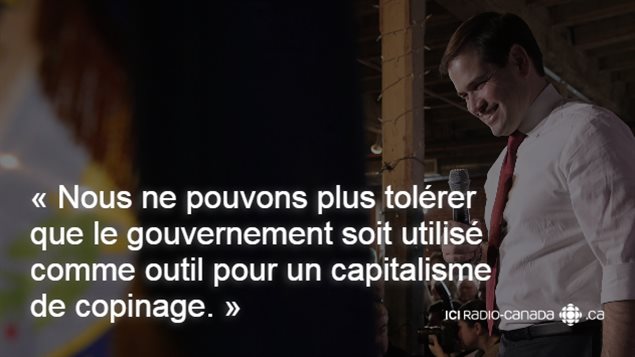 Le sénateur de la Floride, Marco Rubio Le sénateur de la Floride, Marco Rubio