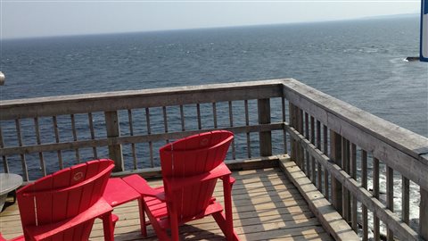 Vue sur le golfe à Gaspé Vue sur le golfe à Gaspé