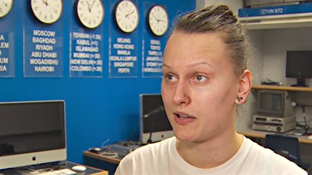 Jessica Fedigan, une étudiante en journalisme au BCIT. Jessica Fedigan, une étudiante en journalisme au BCIT.