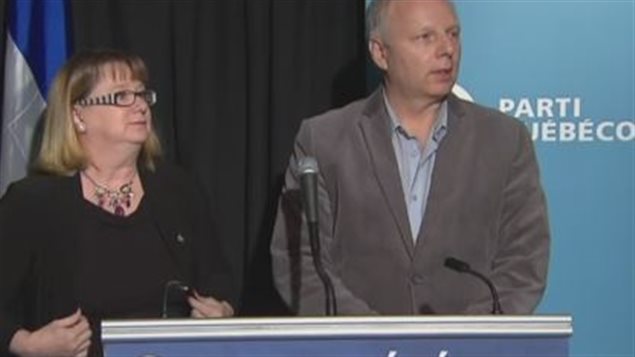 Carole Poirier et Jean-François Lisée Carole Poirier et Jean-François Lisée