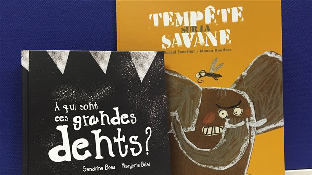 Les deux premiers titres arrivent sur les tablettes dès le 16 février : « À qui sont ces grandes dents? » et « Tempête sur la savane » Les deux premiers titres arrivent sur les tablettes dès le 16 février : « À qui sont ces grandes dents? » et « Tempête sur la savane »
