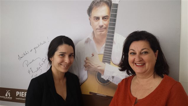Nathalie Grenier, coordonnatrice, et Louis Vézina, vice-présidente du Festival des guitares du monde en Abitibi-Témiscamingue Nathalie Grenier, coordonnatrice, et Louis Vézina, vice-présidente du Festival des guitares du monde en Abitibi-Témiscamingue