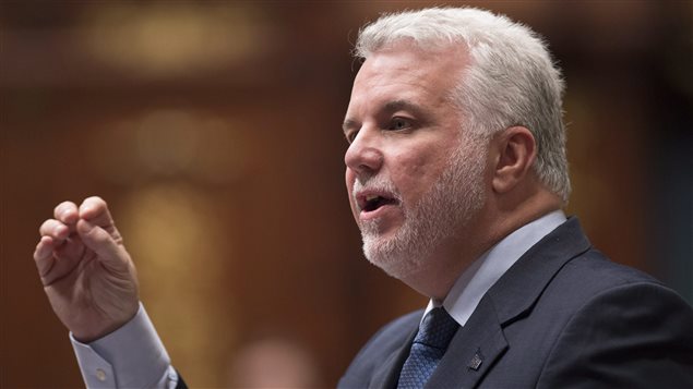 Le premier ministre Philippe Couillard à l'Assemblée nationale Le premier ministre Philippe Couillard à l'Assemblée nationale