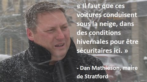 Le maire de Stratford, Dan Mathieson Le maire de Stratford, Dan Mathieson