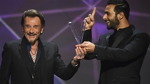 Johnny Hallyday et Maxim Nucci Johnny Hallyday et Maxim Nucci
