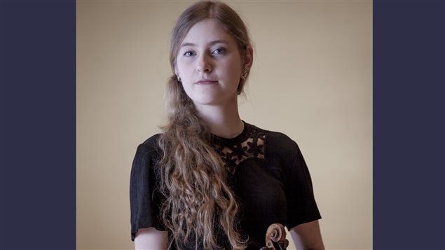 La violoniste Jeanne Côté La violoniste Jeanne Côté