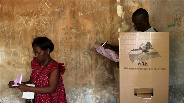 Des électeurs centrafricains Des électeurs centrafricains