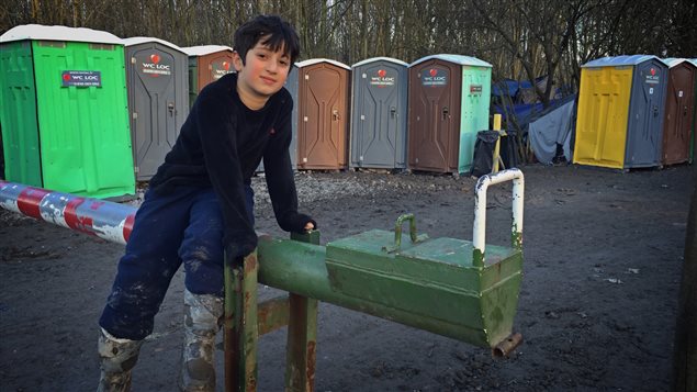 Le camp de réfugiés de Grande-Synthe, dans le nord de la France Le camp de réfugiés de Grande-Synthe, dans le nord de la France