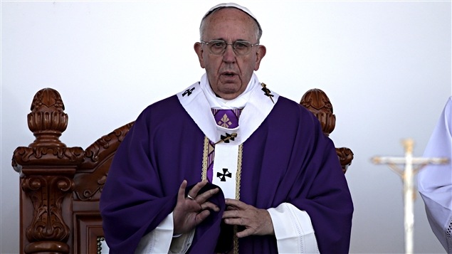 Le pape François a célébré une messe dans le stade Venustiano Carranza, à Morelia. Le pape François a célébré une messe dans le stade Venustiano Carranza, à Morelia.