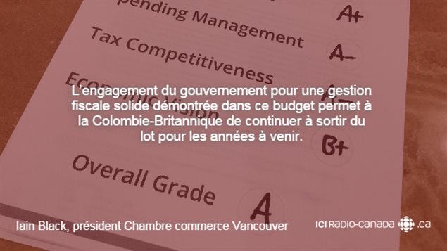 Citation de Iain Black, le président de la Chambre de commerce de Vancouver Citation de Iain Black, le président de la Chambre de commerce de Vancouver
