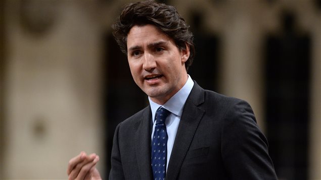 Le premier ministre Justin Trudeau à la Chambre des communes Le premier ministre Justin Trudeau à la Chambre des communes