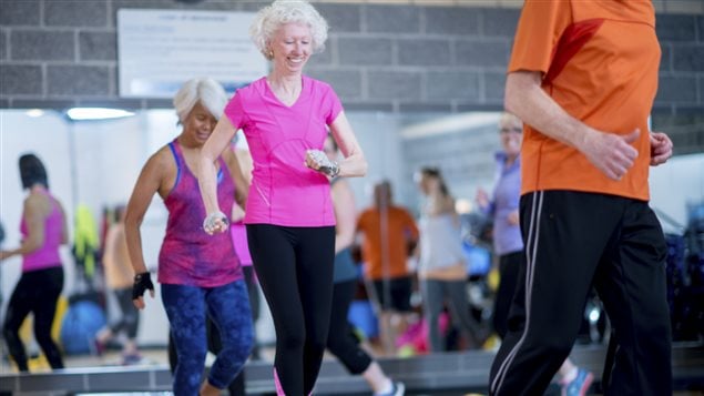 Des aînées à l'exercice Des aînées à l'exercice