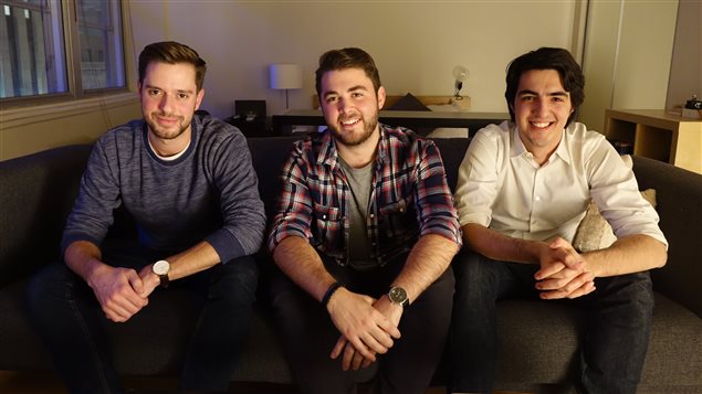 Julien Nepveu-Villeneuve, Jérémie Ste-Marie et Thomas Charest-Girard, de l'Association du jeune Montréal. Julien Nepveu-Villeneuve, Jérémie Ste-Marie et Thomas Charest-Girard, de l'Association du jeune Montréal.