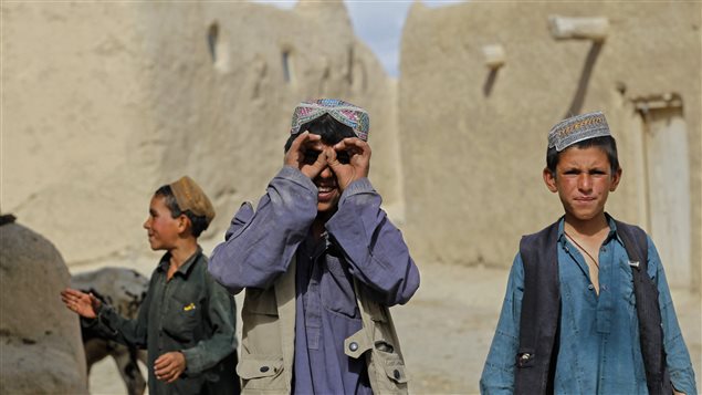 Des enfants afghans. Des enfants afghans.