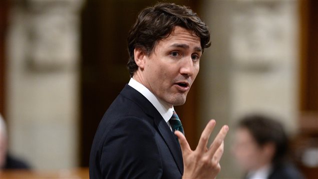 Justin Trudeau, premier ministre du Canada, à la Chambre des communes le 17 février 2016 Justin Trudeau, premier ministre du Canada, à la Chambre des communes le 17 février 2016