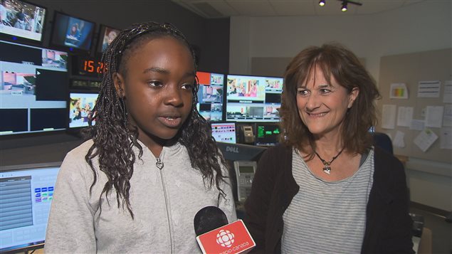 Lorraine Rouzuviyo et Christine Fortin, directrice générale, Jeunes musiciens du monde, section Sherbrooke. Lorraine Rouzuviyo et Christine Fortin, directrice générale, Jeunes musiciens du monde, section Sherbrooke.